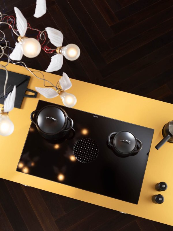 Bora x pure gold küche Herd