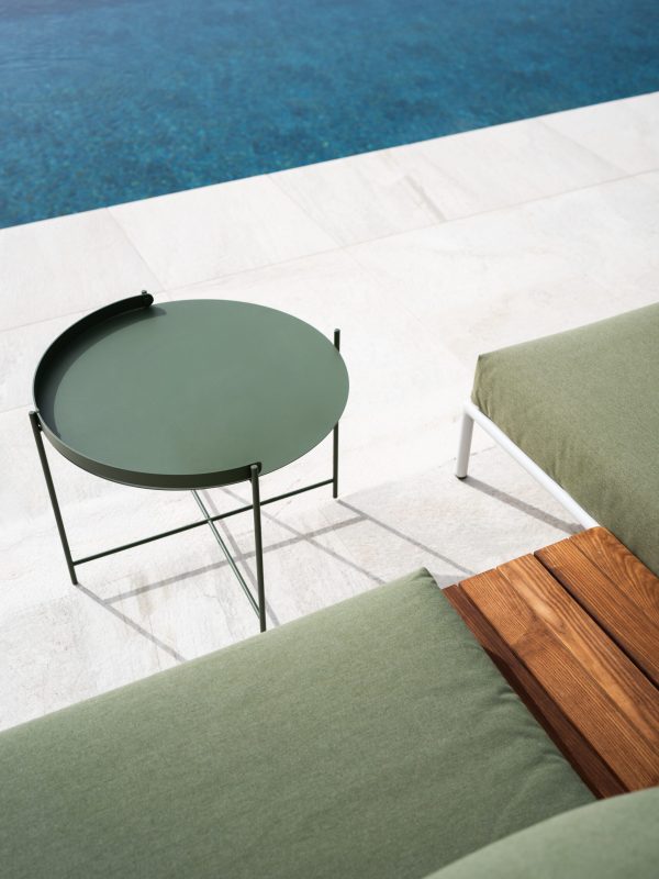 HOUE Edge olive green Outdoor Tisch