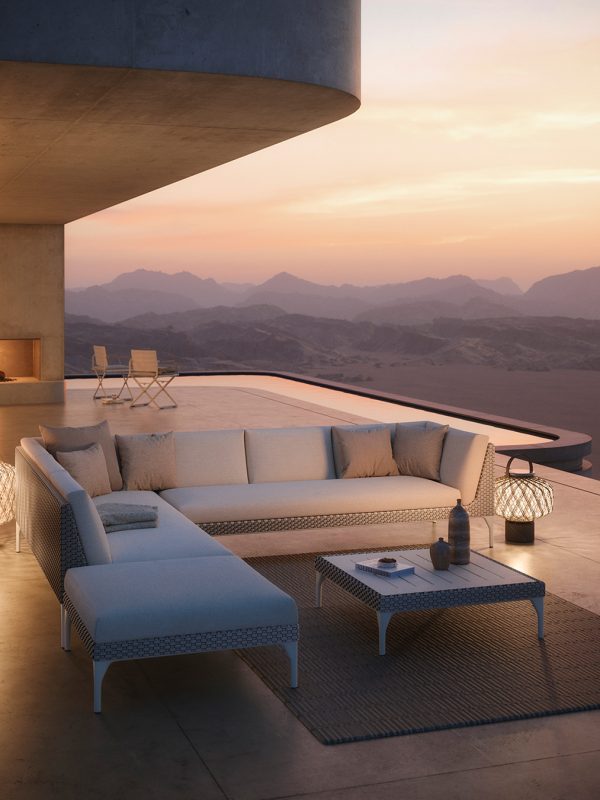 Dedon Mu Mystique Dusk Sofa